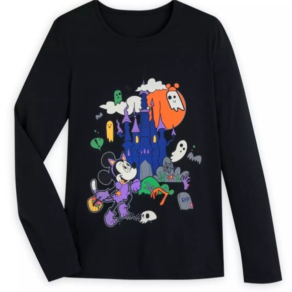 NEW Disney Mickey Mouse and Friends Halloween Pajama Set - Adult Size Large - Picture 2 of 7